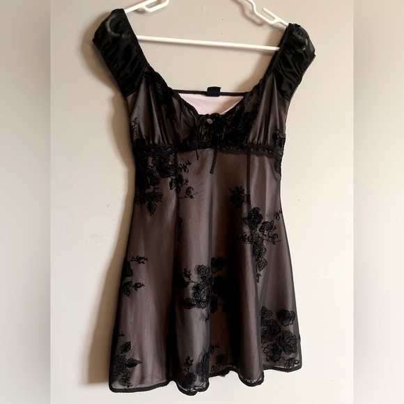 Urban Outfitters Gothic Mesh Babydoll dress - Picture 3 of 11